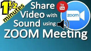 How to Video with Sound using Zoom - Zoom Conferencing for Distance Learning