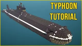 🚢 Minecraft Tutorial: How to Make the World's Biggest Submarine (Typhoon / Akula-class)