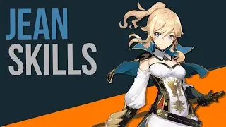 GENSHIN IMPACT: Jean Skills