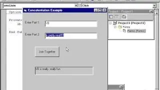 Concatenation on vb6- vb6 tutorial 20