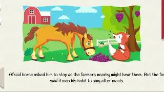 The Wise Horse and the Clever Fox | Kids Moral Story #kidsvideo #moralstories #kidslearning