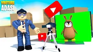 🐧Youtube Adası Kurduk! Yeni Petler! 🐧 | Penguin Tycoon | Roblox Türkçe