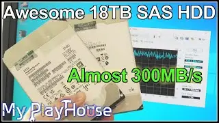 Found 2 Good 18TB SAS HDD - Almost 300Mb/s - Awesome - 1435