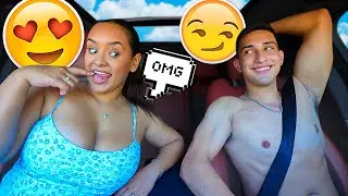 Picking Up My Girlfriend Wearing Completly SEE THROUGH UNDERWEAR *GOES TOO FAR*