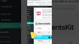 Free Elementor Header & Footer Builder Plugin | ElementsKit #shorts