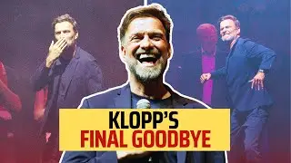 Jurgen Klopps FINAL speech to Liverpool fans & sings his song!