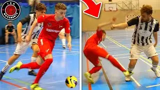 I Played in a PRO FUTSAL MATCH & It Was PAINFUL! (Football Skills & Goals)