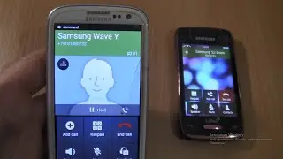 Over the Horizon Incoming call&Outgoing call at the Same Time  Samsung S3 Duos+Samsung Wave Y