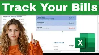 How to Use Excel to TRACK YOUR BILLS (Free Templates & Customized)