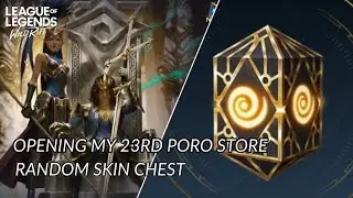 OPENING MY 23RD PORO STORE RANDOM SKIN CHEST