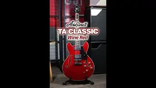 Aria Pro II TA Classic Wine Red! #ariaproii #ariaisback #ariaguitar #taclassic #blues #guitar