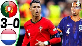 Portugal vs Netherlands 3-0 - All Goals and Highlights 2024 💥 RONALDO