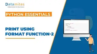 Print Using a Format Function Part 2 | Python Essentials