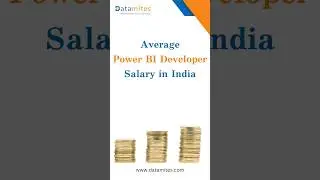 Power BI Salary in India | #powerbideveloper #datamites #shorts