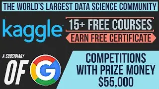 Kaggle Free Courses with FREE CERTIFICATE | Learn Python, Machine Learning, Data Viz, Pandas & more