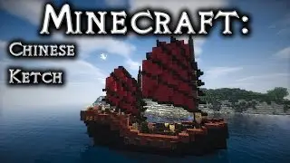 Minecraft: Chinese Ship Tutorial (Junk Ketch Rig)