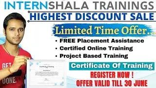 Internshala Training: End of Season Sale | Maximum DISCOUNT on Training with Placement Assistance