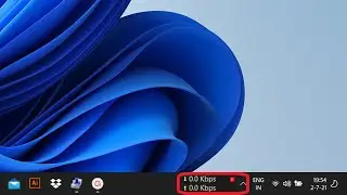 How to display internet speed on Taskbar windows 11