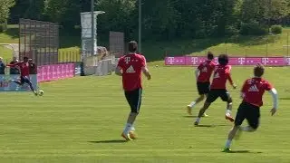 FC Bayern Shooting Practice