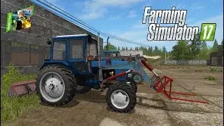 FS2017 (FS 17) - Анискино - 10 - ПКУ на трактор, культивируем и сеем