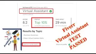 Fiverr Virtual Assistant test passed online 2022 | Fiverr Virtual Assistant test passed 2022