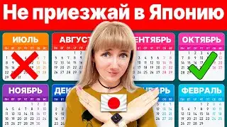 НЕ ПРИЕЗЖАЙТЕ В ЯПОНИЮ в эти месяцы | Лучшее и Худшее время посетить Японию | Советы туристам 2024