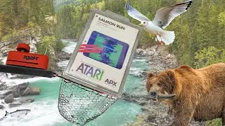 (1982 & Circa 1980s) APX Salmon Run and Kraft Disk Notcher : Atari Game and Diskette Tool