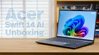 Unboxing the Acer Swift 14 AI Snapdragon X laptop