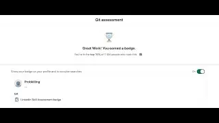 LinkedIn Git Assessment Answers updated 2023