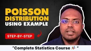 Poisson Distribution using Example | #27 in Statistics for Data Science