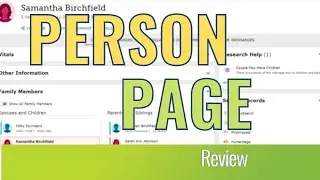 FamilySearchs New Person Page | Genealogy Review