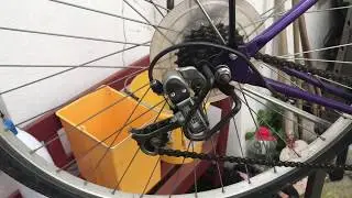 How to adjust bike Derailleur gears Shimano SIS gear setup adjusting bike DIY