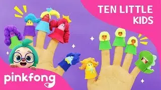 Ten Little Finger Kids | Ten Little Kids Songs | Pinkfong Songs for Children