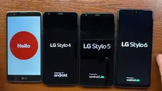 LG Stylo 2 V, Stylo 4, Stylo 5, Stylo 6 Boot & Shutdown Animations  Power On, Power Off