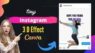 How to create Instagram 3D pop out effect In Canva