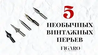 ВИНТАЖНЫЕ ПЕРЬЯ ДЛЯ КАЛЛИГРАФИИ | 5 НЕОБЫЧНЫХ ПЕРЬЕВ | ОБЗОР