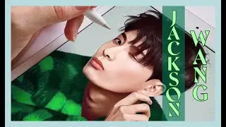 Jackson Wang speed painting using ibisPaint X