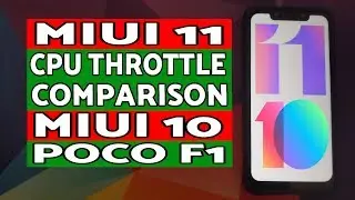 Poco F1 | CPU Throttle Comparison | MIUI 11 vs MIUI 10 | MIUI 11 Slowdown on Poco?