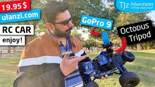 Best Budget GoPro 9 Tripod | How to USE Octopus Tripod on ( RC Car )