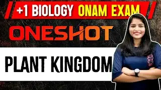 +1 Biology Onam Exam | Chapter 3 | Plant Kingdom | Oneshot | Exam Winner