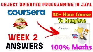 Object Oriented Programming in Java Coursera Answers | Week 2 Answers of Coursera