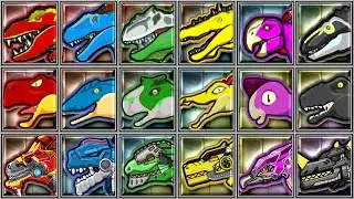 Marbel Dinosaurs + Jurassic City + Dino Robot Corps - I-Rex/Giganoto/Carnotau/Spino/Eagle/Cerato/Ovi