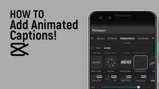 How To Add Animated Captions In CapCut [easy]