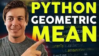 Python Geometric Mean (SciPy)